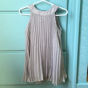 H&M pleated swing dress
